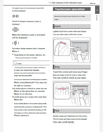 toyota vellfire 2024-2025 navigation & multimedia system manual in english